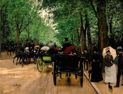 Bois de Boulogne by Jean Béraud