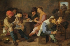 Boors Smoking and Drinking by Anonymous