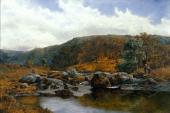 Bryn y Garth-Lwyd, near Capel Curig by Thomas Scott Callowhill