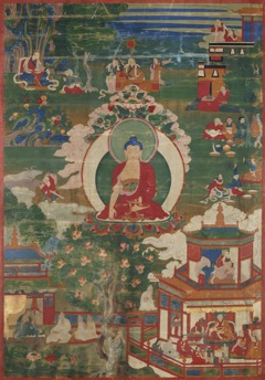 Buddha Shakyamuni and Narrative Scenes by Unknown Artist