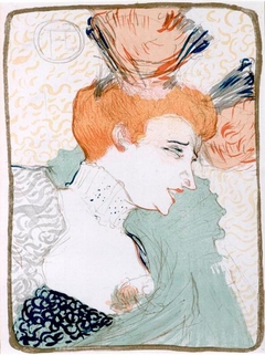 Buste de Lender-Mlle Marcelle Lender by Henri Marie Raymond de Toulouse-Lautrec - Henri de Toulouse-Lautrec - ABDAG007134 by Henri de Toulouse-Lautrec