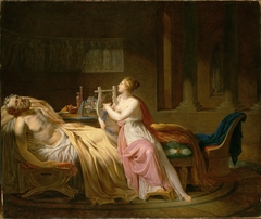 Calliope mourning Hector by Jacques-Louis David