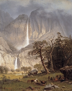 Cho-looke, the Yosemite Fall by Albert Bierstadt