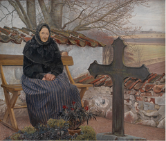 Churchyard at Fløng by Laurits Andersen Ring