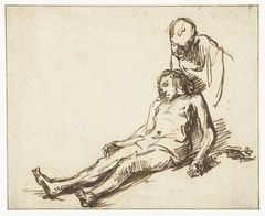 De barmhartige Samaritaan by Rembrandt