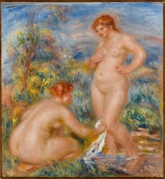 Deux baigneuses by Auguste Renoir