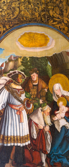 Die Anbetung der Heiligen Drei Könige by Master of Meßkirch