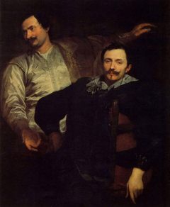 Double portrait of Cornelis and Lucas de Wael by Anthony van Dyck