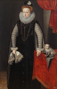 Duchess Sibylle (1557-1627) von Jülich-Cleve-Berg by Lucas van Valckenborch