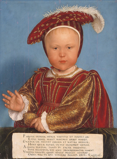 Edward, Prince of Wales, later King Edward VI by Hans Holbein