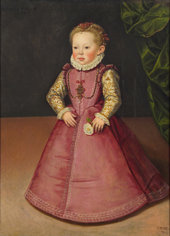 Erzherzogin Maria Christierna (1574-1621) im Alter von drei Jahren, in ganzer Figur by Cornelis Vermeyen