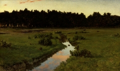 Evening over Marshland by Gottfrid Kallstenius