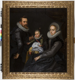 Familieportret by Pieter Isaacsz