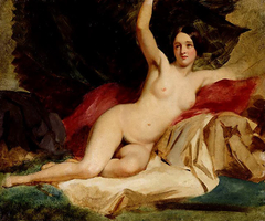 Female Nude in a Landscape by William Etty