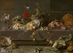 Flowers and Fruit by Frans Snyders