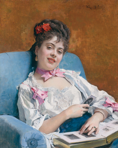 Fond Memories by Raimundo de Madrazo y Garreta