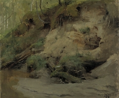 Forest with a Sandy Slope by Eero Järnefelt