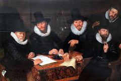 Four Regents of the Groot-Kramergild by Werner van den Valckert