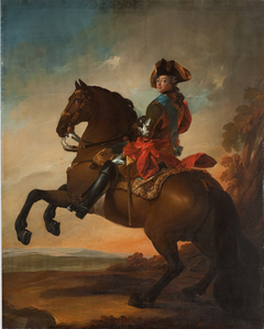 Frederik V on Horseback by Carl Gustaf Pilo