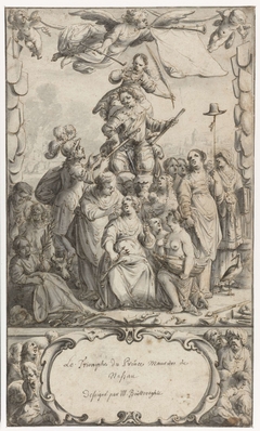 Frontispiece Design for Frederick Hendrick van Nassauw by Pieter Jansz