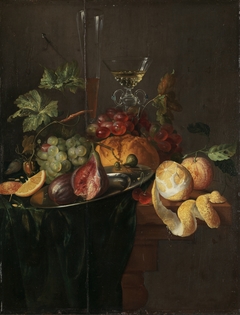 Fruit and Wine by Jan Davidsz. de Heem