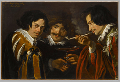 Gathering of Smokers and Drinkers by Simon de Vos