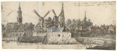 Gezicht op Antwerpen, uit het zuiden by Unknown Artist