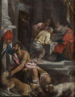 Gleichnis vom reichen Mann und dem armen Lazarus by Jacopo Bassano