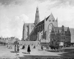 Grootekerk at Haarlem by Jan ten Compe