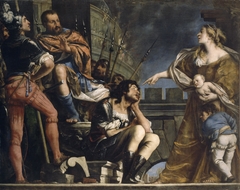 Haasdrubal's Wife Denouncing her Husband before Scipio Africanus by Pietro della Vecchia