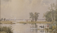 Hackensack Meadows by Jasper Francis Cropsey