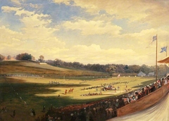 Highland Games at Holland Park by anonymous painter