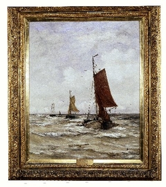 Hoek van Holland by Hendrik Willem Mesdag