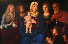 Holy Conversation by Pasqualino di Niccolò