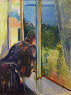 Inger by the Window by Edvard Munch