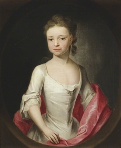 Isabella Astley (1724-1741), aged eight by John Theodore Heins