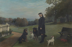 John Brown (1827-1883) with dogs at Osborne by Charles Burton Barber