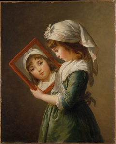 Julie Le Brun (1780–1819) Looking in a Mirror by Elisabeth Louise Vigée Le Brun