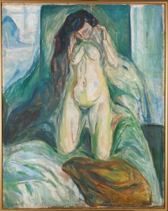 Kneeling Nude by Edvard Munch