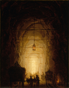 La Grotte du Pausilippe by Hubert Robert