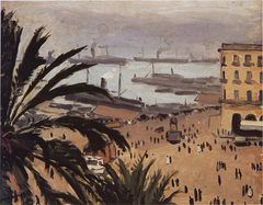 La place du gouvernement à Alger by Albert Marquet