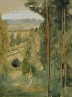 Landscape by Albert Edelfelt