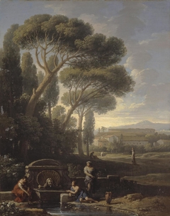 Landscape in Latium by Jan Frans van Bloemen