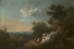 Landscape with Diana appearing to Endymion by Francesco Zuccarelli