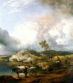 Landscape with Duck Hunter by Philips Wouwerman