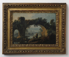 Landscape with Rustic Figures by Jean-Baptiste Pillement