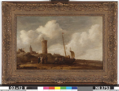 Landschap aan zee by Anthonie Jansz van der Croos