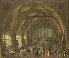 Large Hall in the Prague Hradschin Castle by Unknown Artist