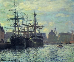 Le Bassin du commerce. Le Havre by Claude Monet