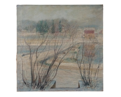 Lilacs in Winter by John Henry Twachtman